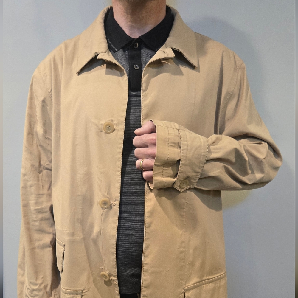 Polo by Ralph Lauren rubberized trench coat